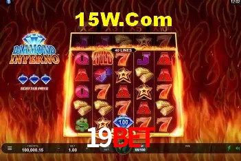 Interface moderna da plataforma 19Bet